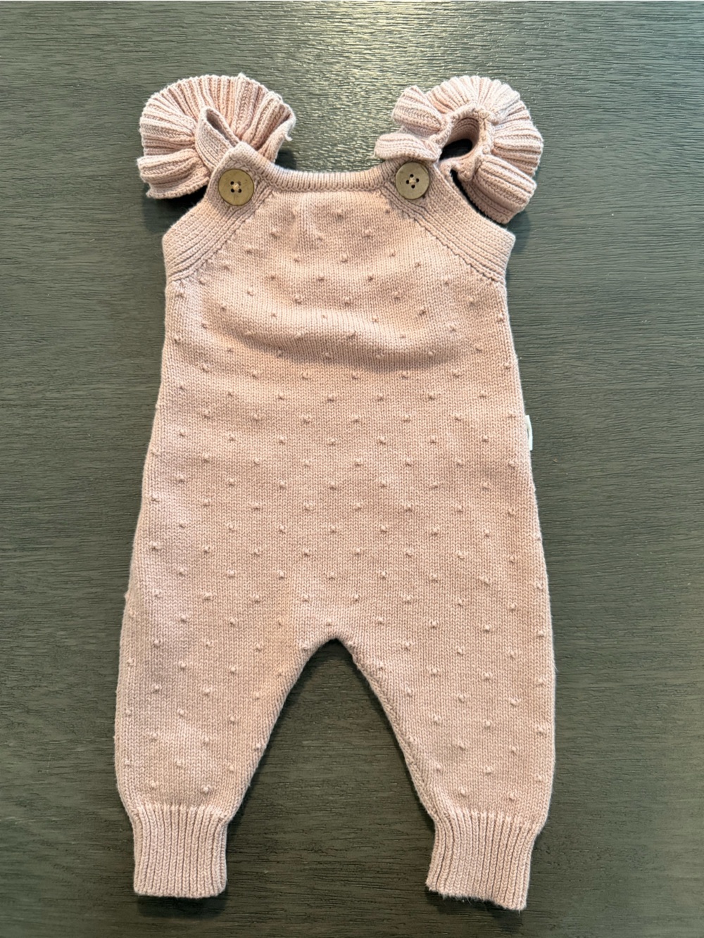 Baby Girl Rabbit + Bear Organic Onesie